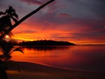 couch� de soleil derriere le motu